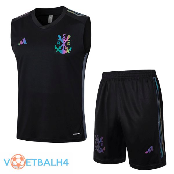 Flamengo voetbal Vest + korte broek zwart 2024/2025