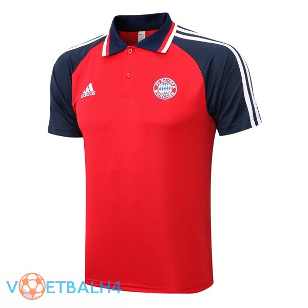 Bayern Munich Polo Shirt rood 2021-2022