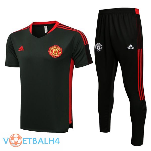 Manchester United Training T-Shirts + broek Dark groente 2021-2022