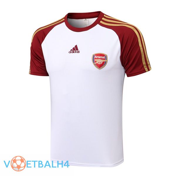 Arsenal Training T-Shirts rood wit 2021-2022