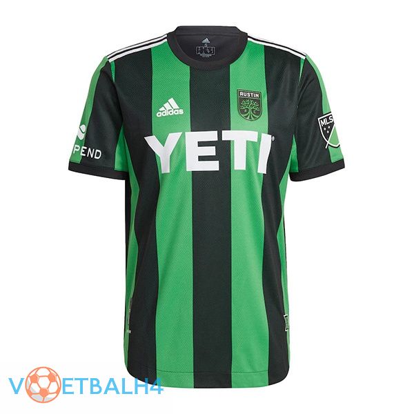 Austin FC thuis jerseys groente zwart 2022