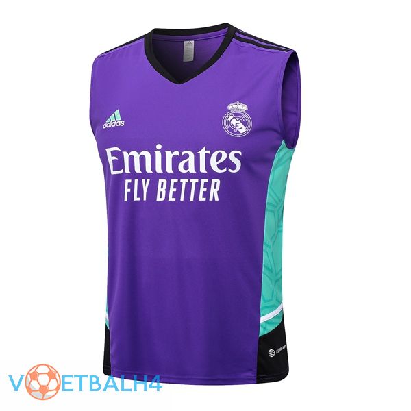 Real Madrid voetbal Vest paars 2023/2024