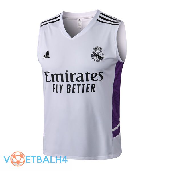 Real Madrid voetbal Vest wit 2022/2023