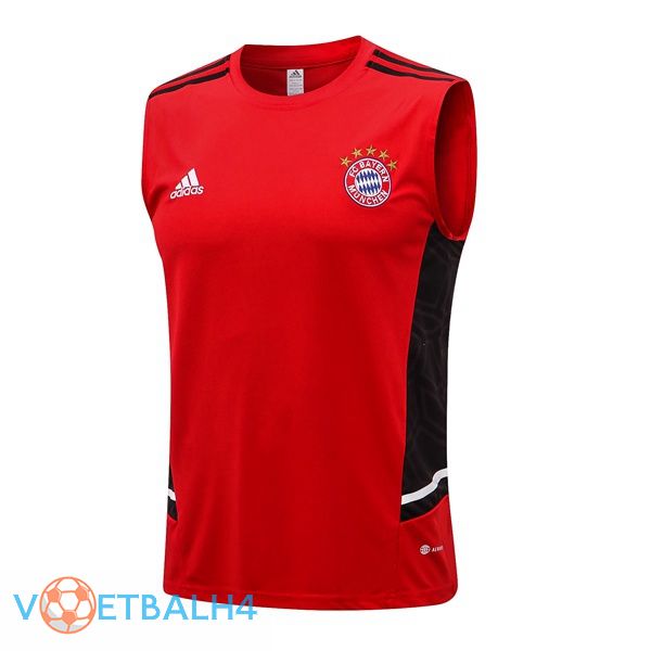 Bayern Munich rood voetbal Vest 2022-2023