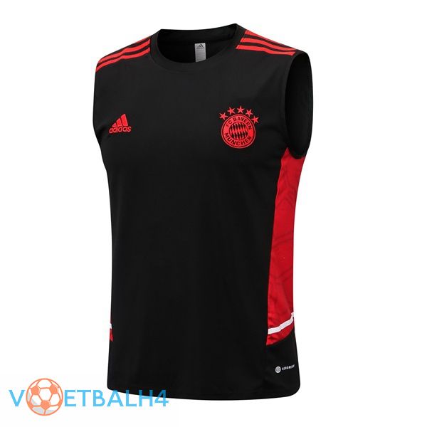 Bayern Munich zwart voetbal Vest 2022-2023