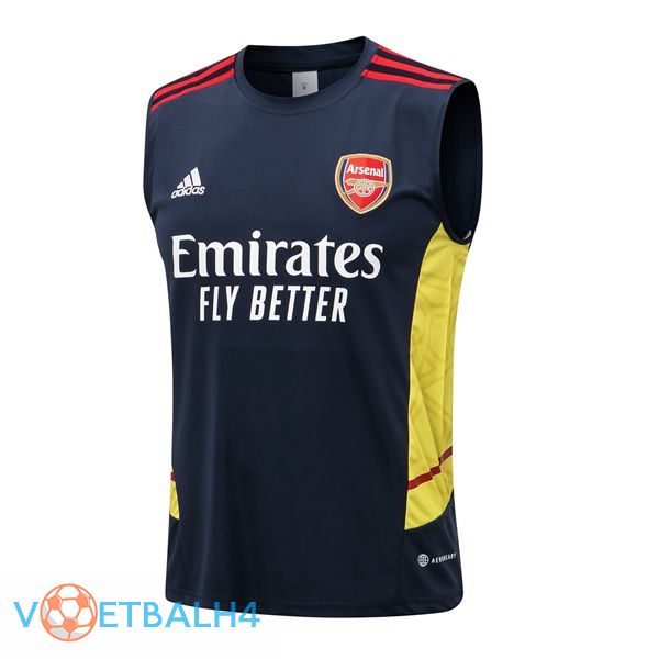 Arsenal blauw koninklijk voetbal Vest 2022-2023