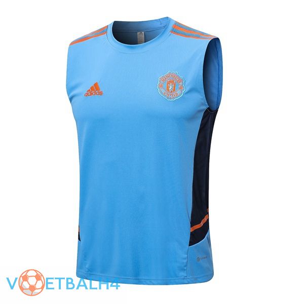 Manchester United voetbal Vest blauw 2022/2023