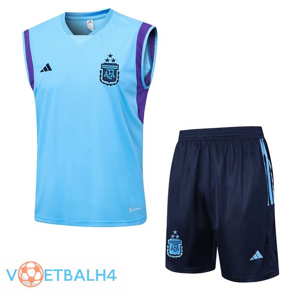 Argentinië voetbal Vest + korte broek blauw 2023/2024