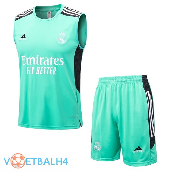 Real Madrid voetbal Vest + korte broek groente 2022-2023