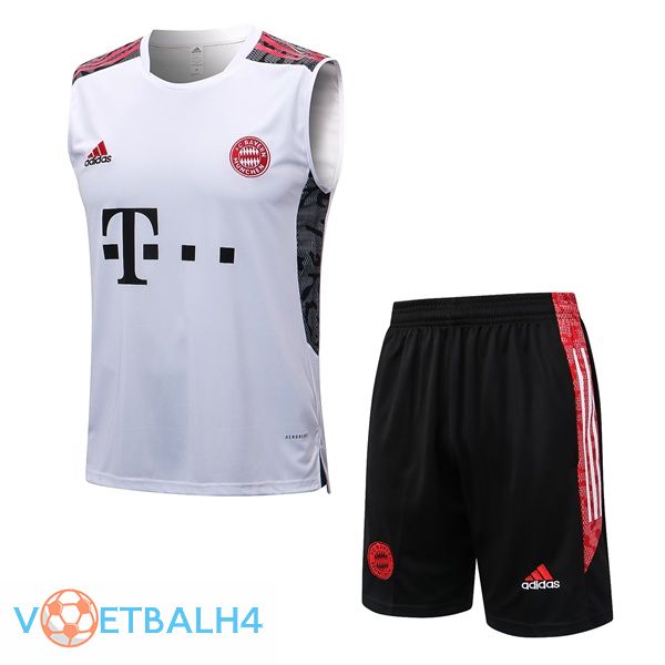 Bayern Munich voetbal Vest + korte broek wit 2022-2023