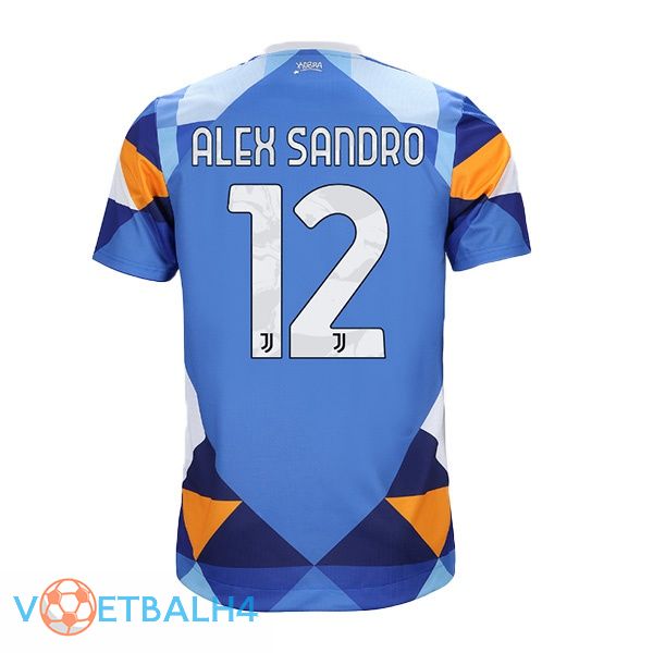 Juventus (ALEX SANDRO 12) jersey vierde blauw 2021/2022