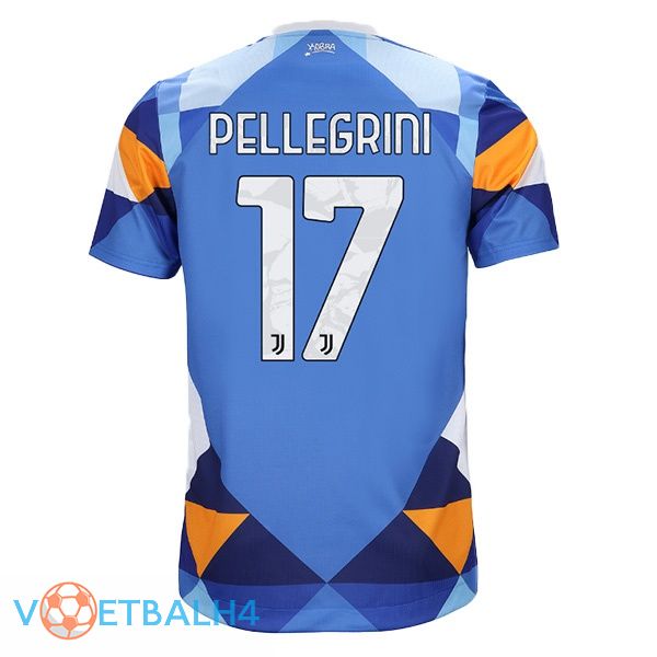 Juventus (PELLEGRINI 17) jersey vierde blauw 2021/2022