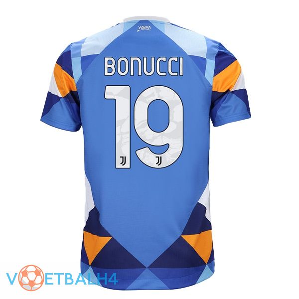 Juventus (BONUCCI 19) jersey vierde blauw 2021/2022