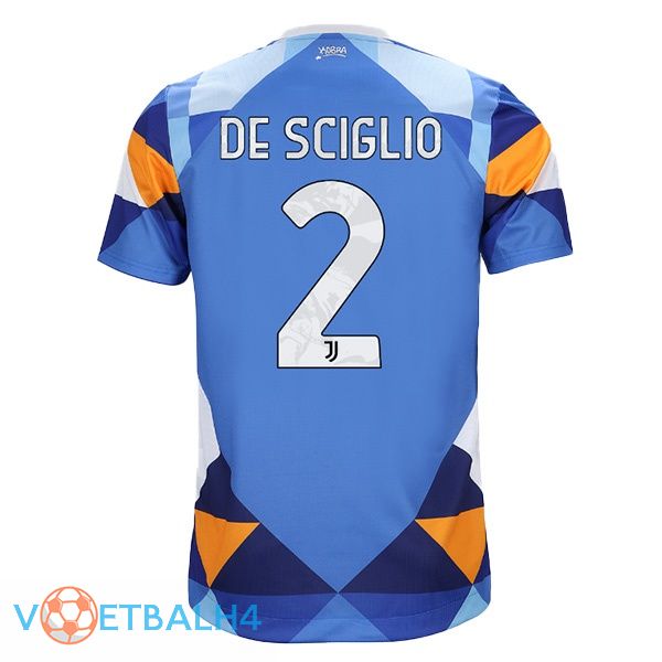 Juventus (DE SCIGLIO 2) jersey vierde blauw 2021/2022