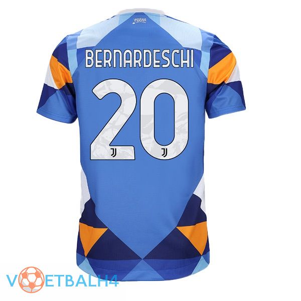 Juventus (BERNARDESCHI 20) jersey vierde blauw 2021/2022