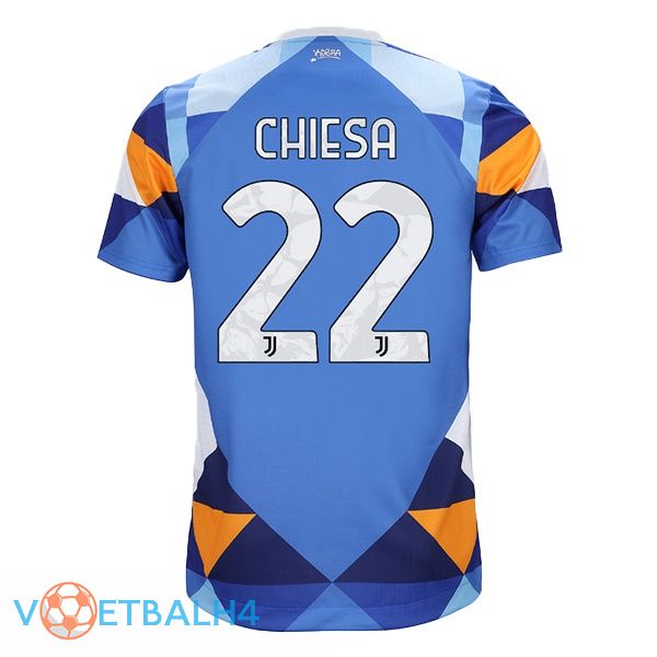 Juventus (CHIESA 22) jersey vierde blauw 2021/2022