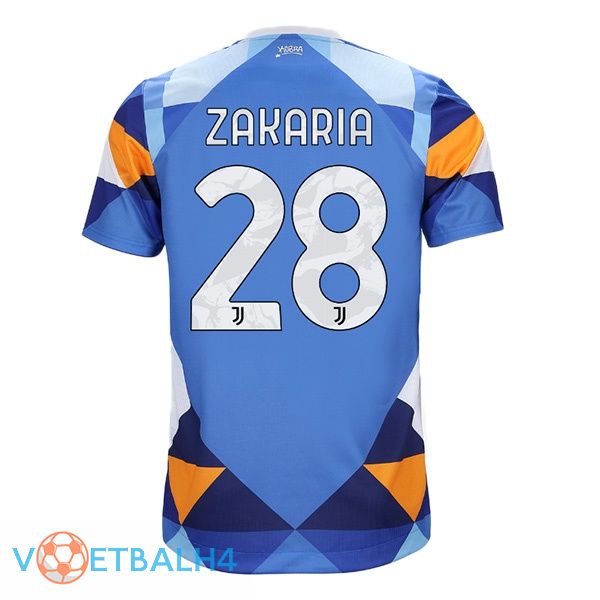 Juventus (ZAKARIA 28) jersey vierde blauw 2021/2022