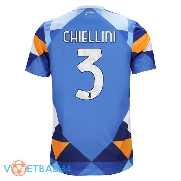 Juventus (CHIELLINI 3) jersey vierde blauw 2021/2022