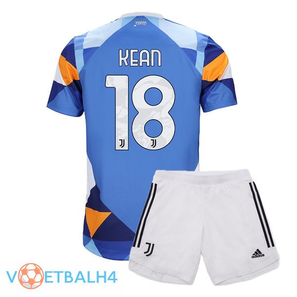 Juventus (KEAN 18) jersey kinderen vierde blauw 2021/2022