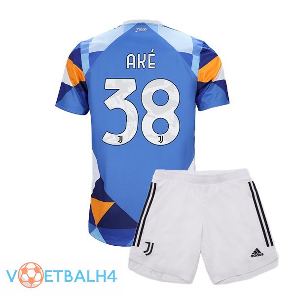 Juventus (AKÉ 38) jersey kinderen vierde blauw 2021/2022