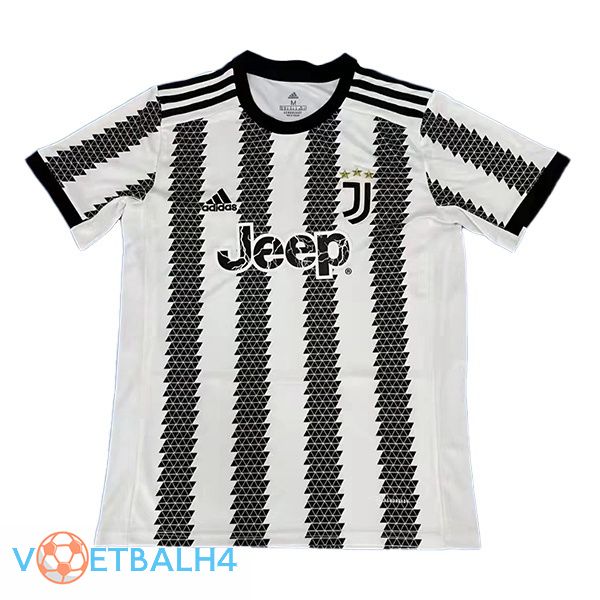 Juventus thuis Version Fuite zwart wit jersey 2022/2023