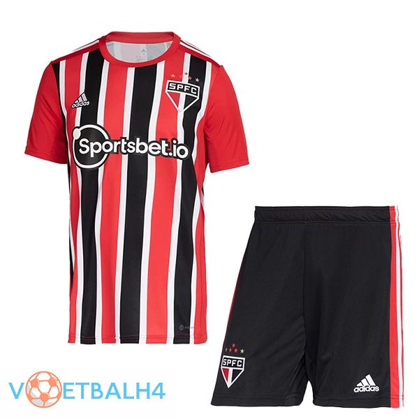 Sao Paulo FC kinderen jersey uit rood 2022/2023