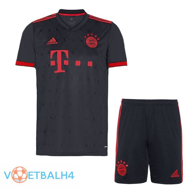 Bayern Munich kinderen voetbal jersey derde zwart 2022/2023