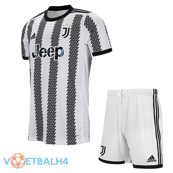 Juventus jersey thuis kinderen wit zwart 2022/2023