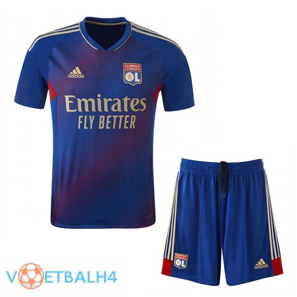 Lyon OL jersey kinderen vierde blauw 2022/2023