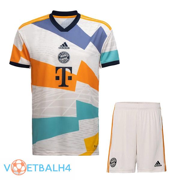 Bayern Munich kinderen voetbal jersey 50th anniversary wit 2022/2023