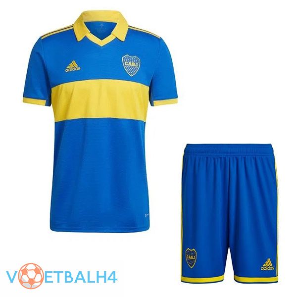 Boca Juniors kinderen voetbal jerseys thuis blauw 2022-2023