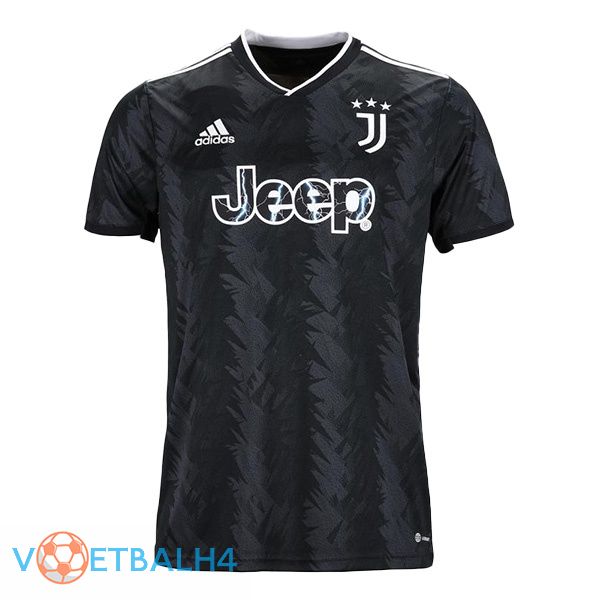 Juventus voetbal jersey uit zwart 2022/2023