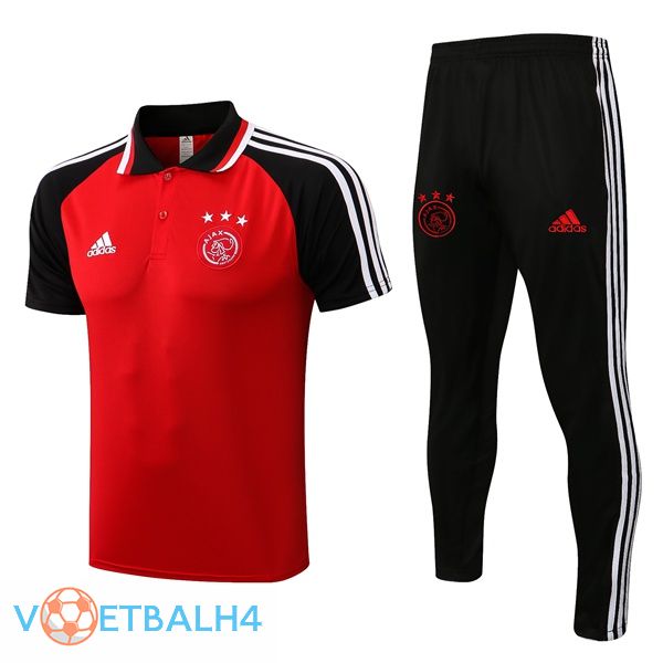 AFC Ajax + broek rood Polo Shirt 2021/2022