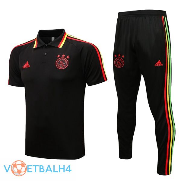 polo shirt AFC Ajax + broek zwart 2022/2023