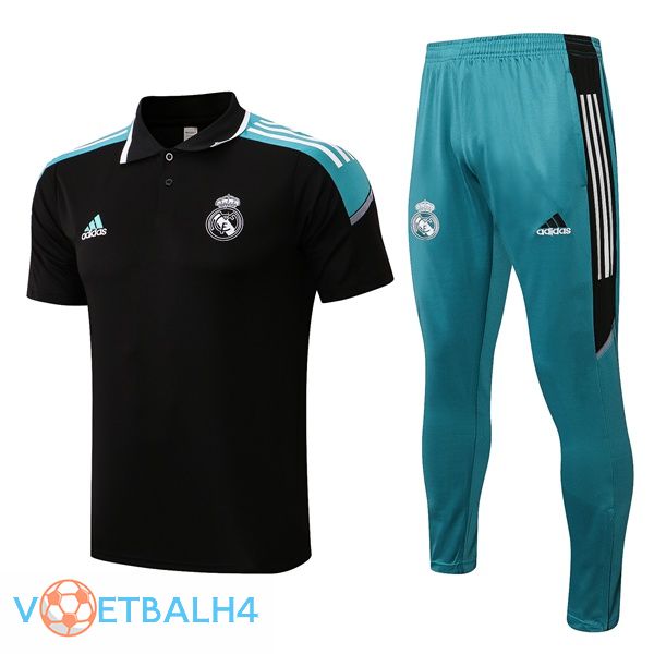 Real Madrid + broek zwart groente Polo Shirt 2021/2022