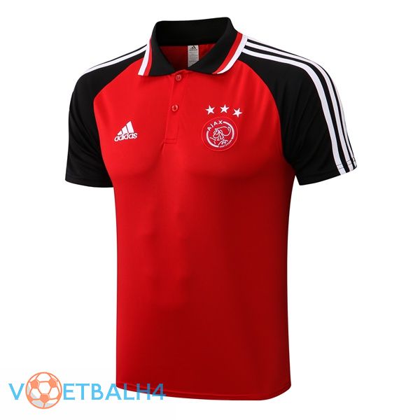 AFC Ajax rood Polo Shirt 2021/2022