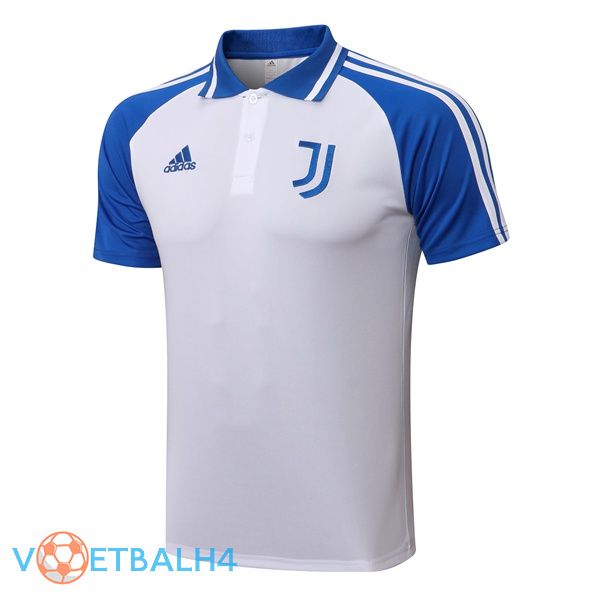 Juventus wit blauw Polo Shirt 2021/2022