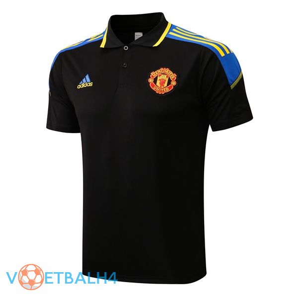 Manchester United zwart Polo Shirt 2021/2022