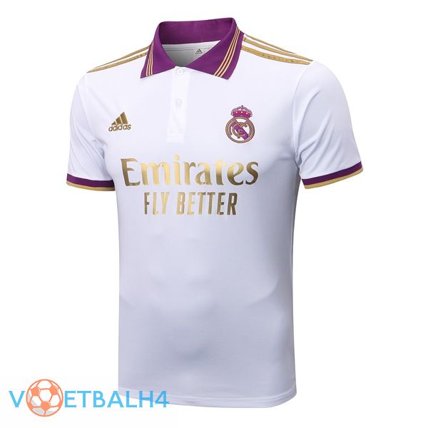 Real Madrid voetbal Polo wit 2022/2023