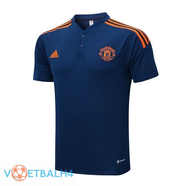 Manchester United voetbal Polo koninklijk blauw 2022/2023