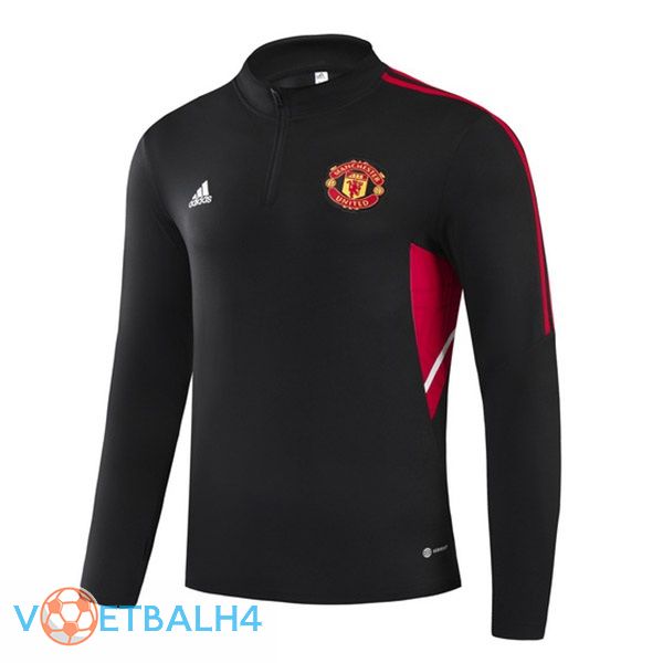 Manchester United Training Sweatshirt zwart 2022/2023