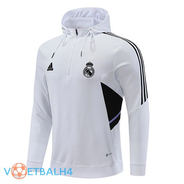 Real Madrid Hooded Sweater wit 2022-2023