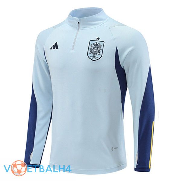 Spanje Training Sweatshirt blauw 2022-2023