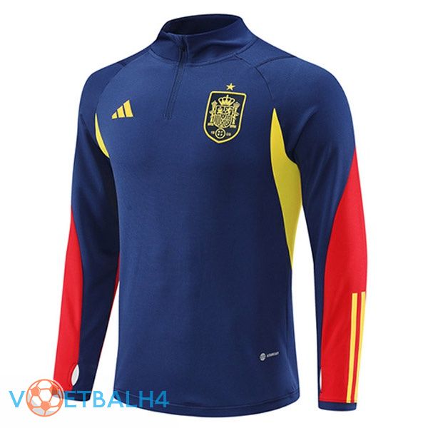 Spanje Training Sweatshirt blauw koninklijk 2022-2023