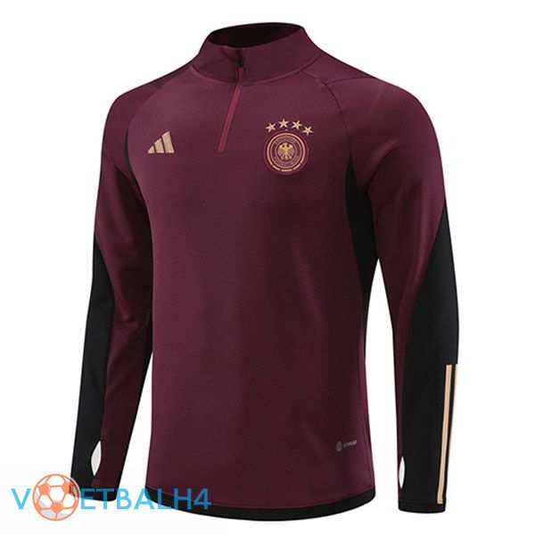 Duitsland Training Sweatshirt rood 2022-2023