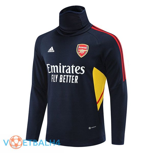 Arsenal High collar Training Sweatshirt koninklijk blauw 2022/2023