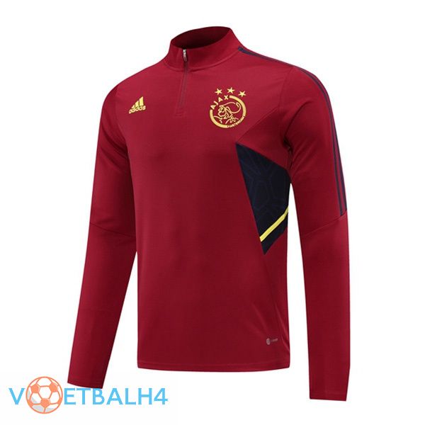 AFC Ajax Training Sweatshirt rood 2022/2023