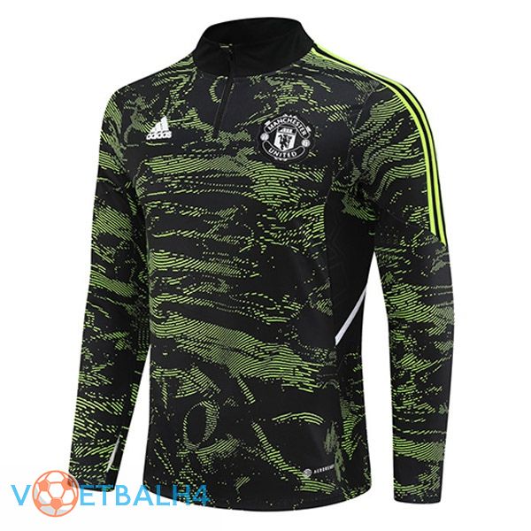 Manchester United Training Sweatshirt groente 2022/2023