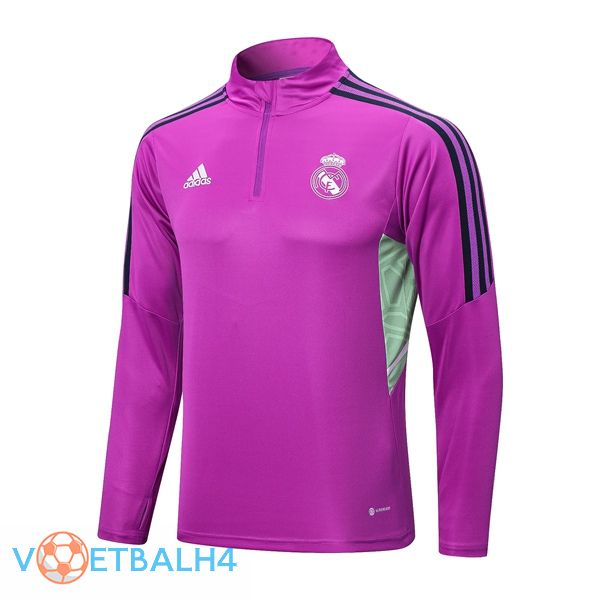 Real Madrid Training Sweatshirt paars 2022/2023