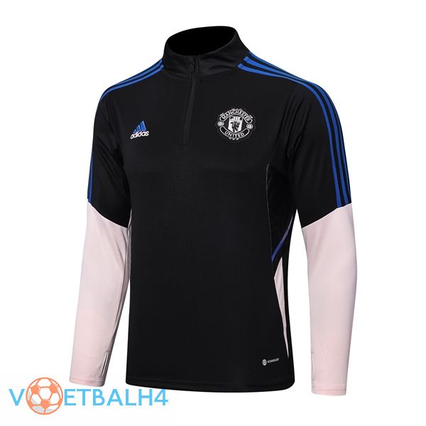 Manchester United Training Sweatshirt zwart 2022/2023